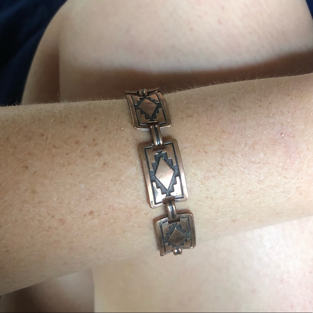 Authentic Navajo copper bracelet